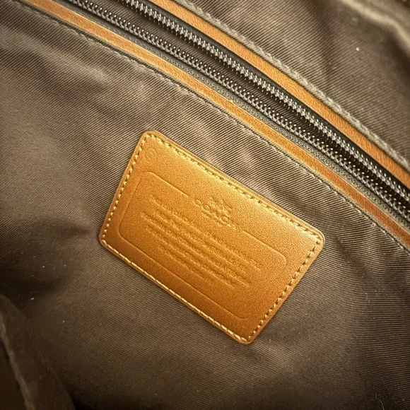 Coach Brown Leather Men's Bag